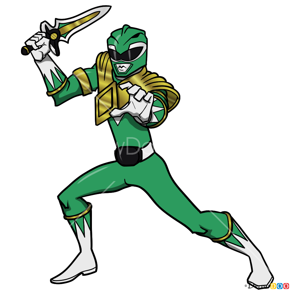 How to Draw Green Ranger, Power Rangers